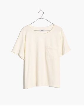 Madewell Softfade Cotton Oversized Pocket Tee